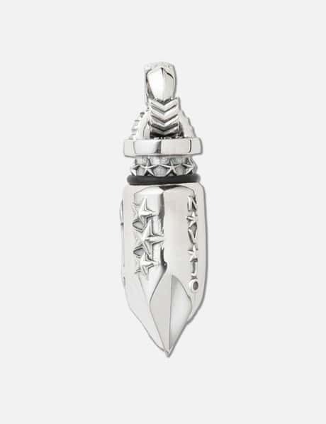 Big Aromatic Bullet Arrow Tail Bail Pendant view 6