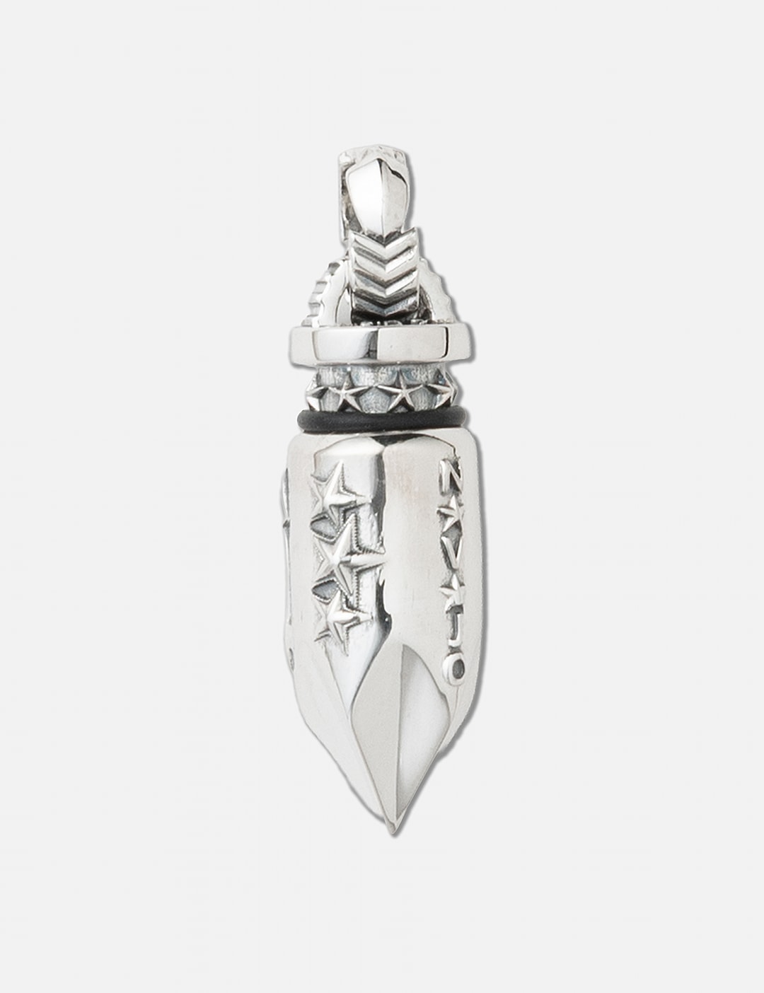 Big Aromatic Bullet Arrow Tail Bail Pendant view 7