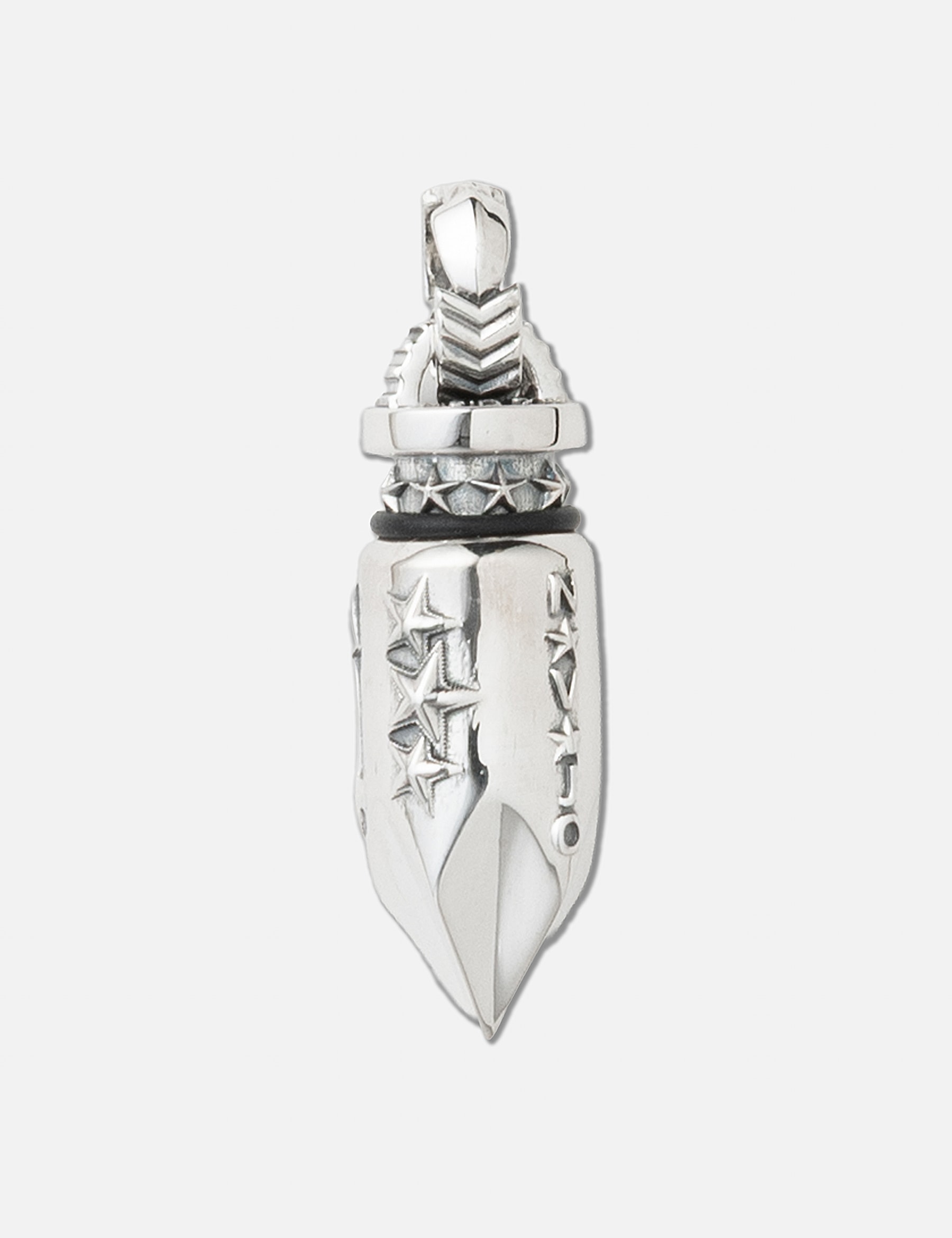 Big Aromatic Bullet Arrow Tail Bail Pendant view 11