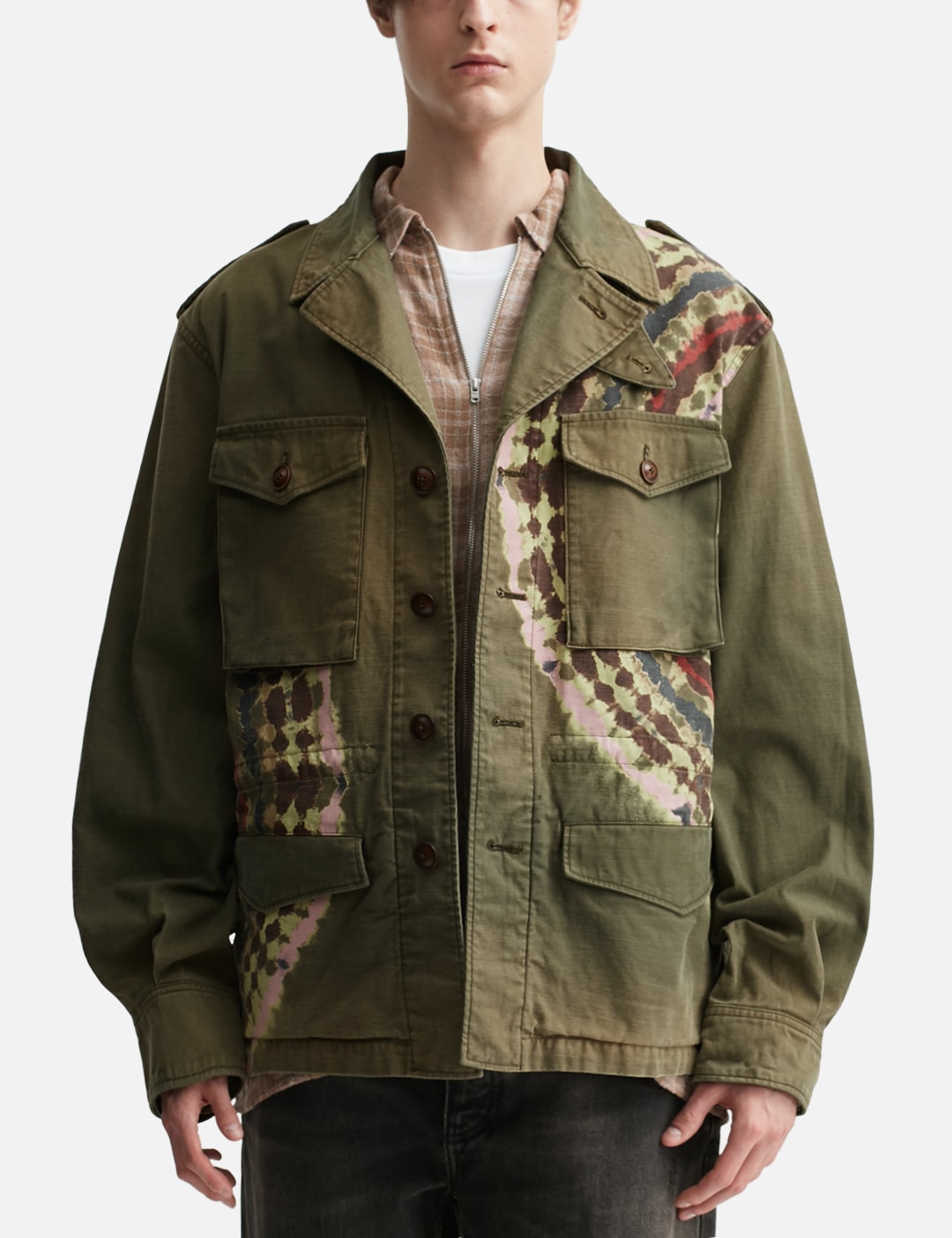 Tie-Dye Military Jacket view 18