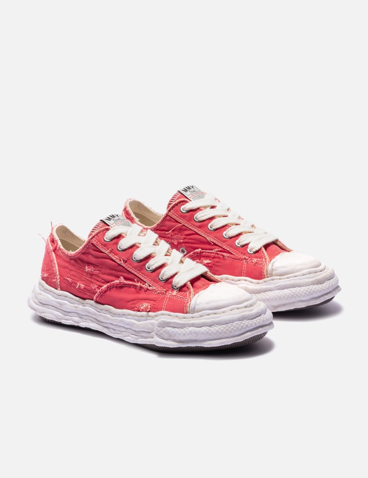 Maison Mihara Yasuhiro "PETERSON23" OG Sole Ripped Overdye Canvas Low-Top Sneaker