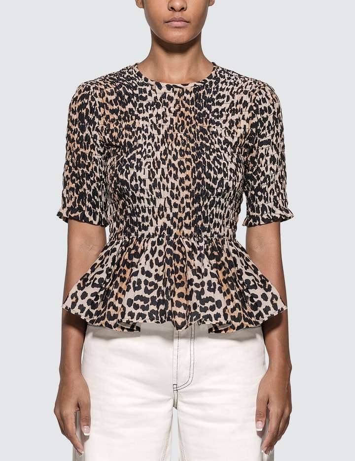 Leopard Silk Blouse Placeholder Image