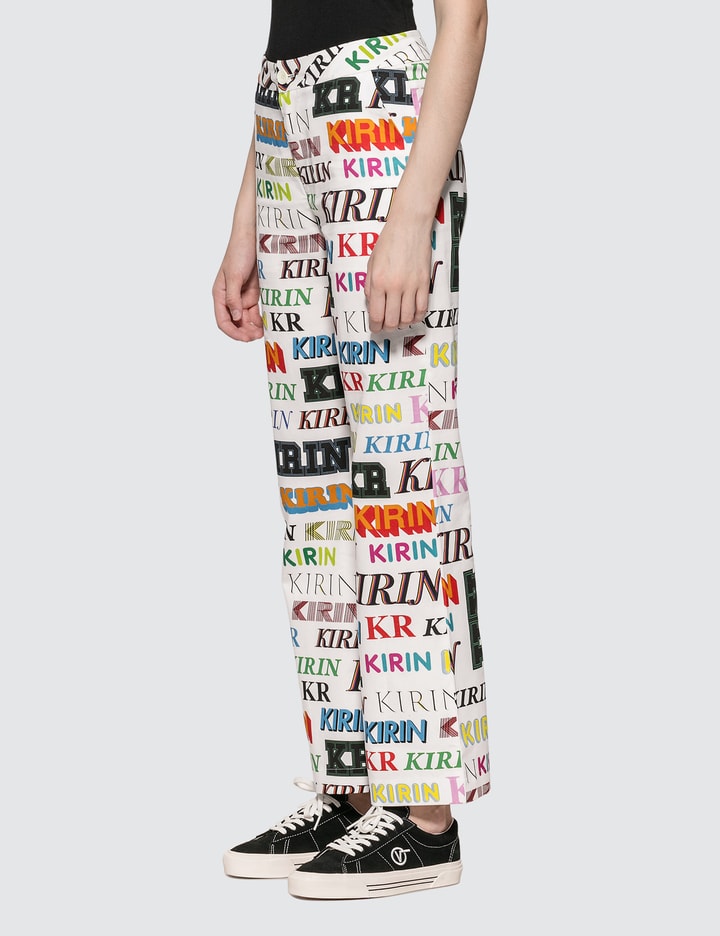 Typo Drill Wide Leg Pants Placeholder Image