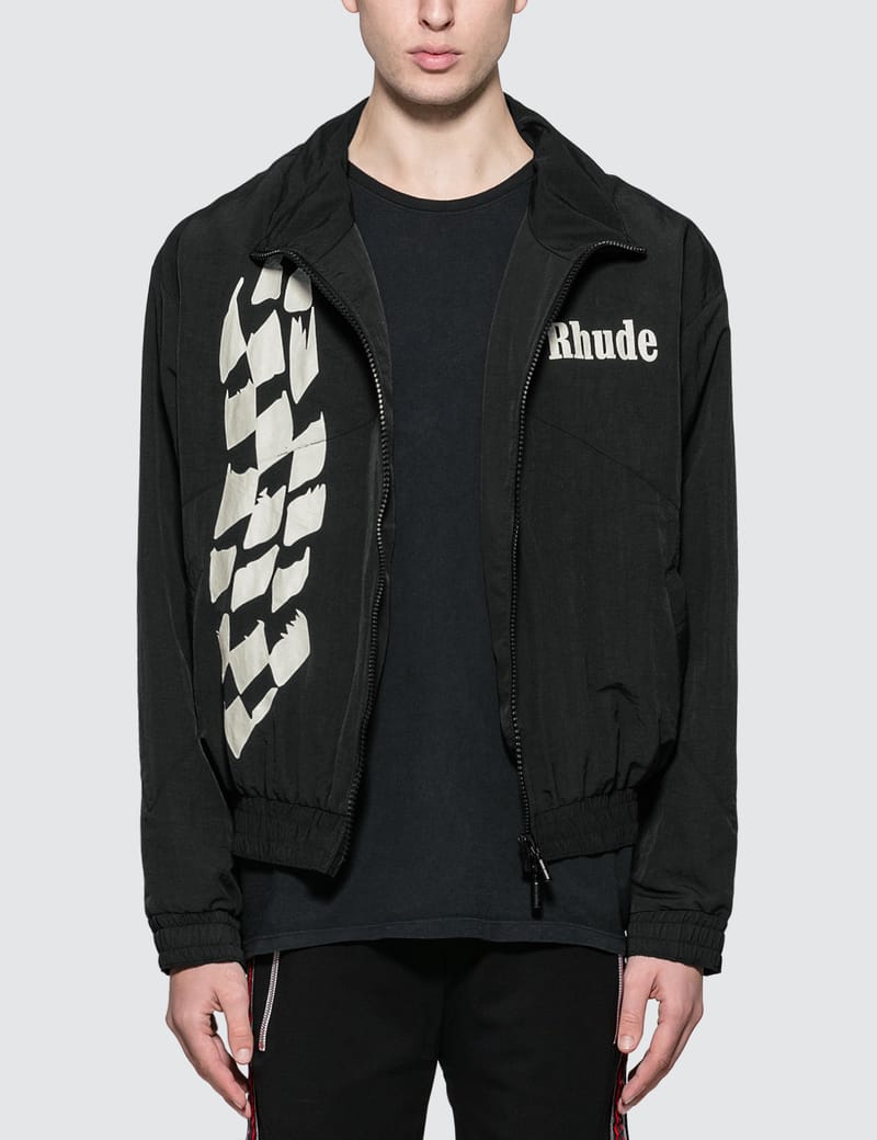 rhude track jacket