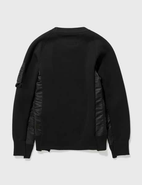 Sacai - スポンジスウェット MA-1 プルオーバー | HBX - ハイプ 