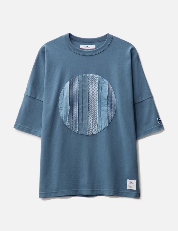 Fdmtl Circle Obi Wide T-shirt In Blue