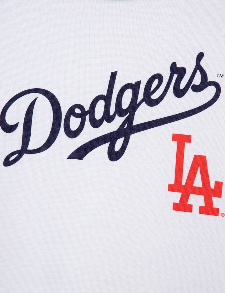 Sporty & Rich Dodgers Serif Baby Baseball T-Shirt