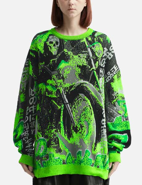 LUU DAN Misfit Jacquard Jumper