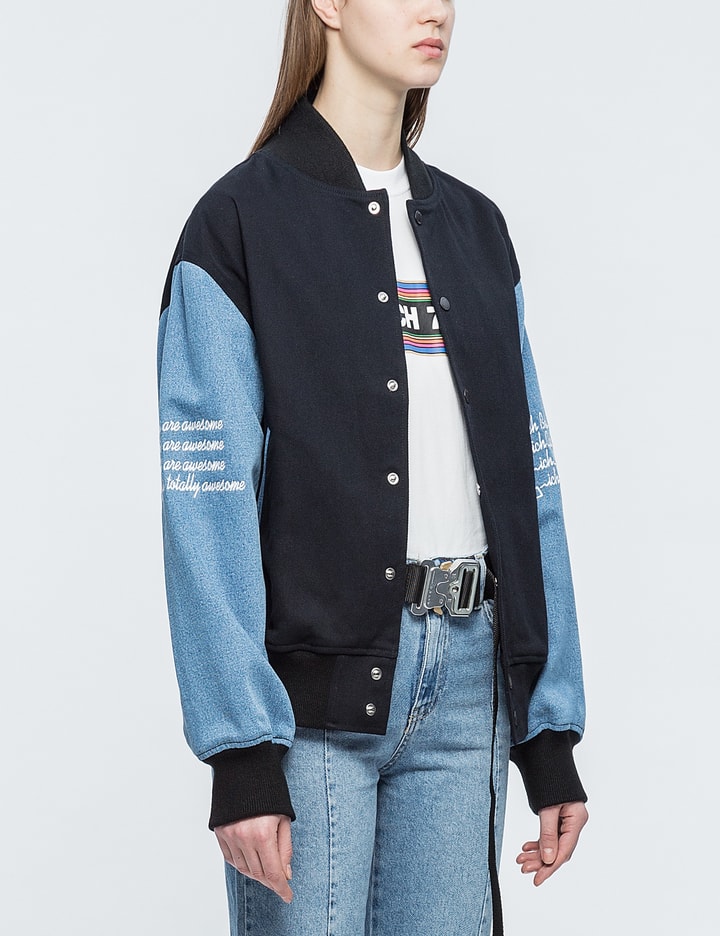 Embroidered International Varsity Jacket Placeholder Image