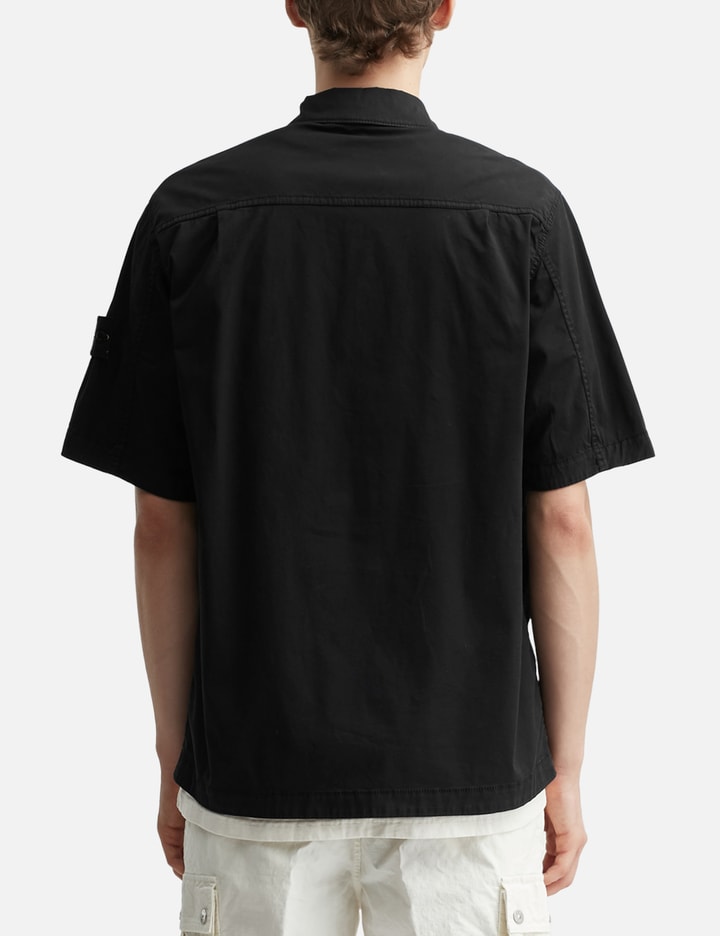 Supima® Cotton Twill Stretch-TC Short-sleeve Overshirt Placeholder Image