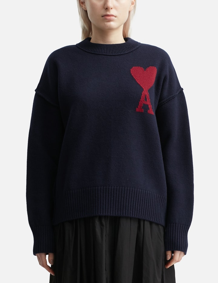 Ami Alexandre Mattiussi Red Adc Sweater