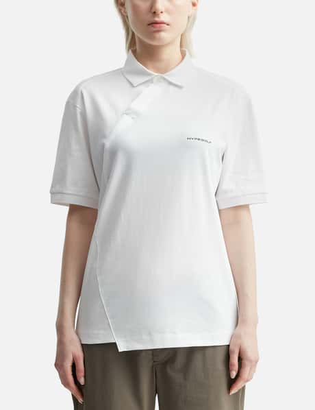 X POST ARCHIVE FACTION (PAF) Diagonal Polo T-Shirt view 16