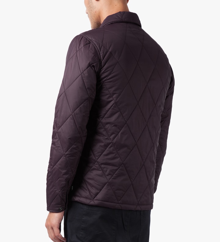 Huf Burgundy HUF Quilted Work Jacket