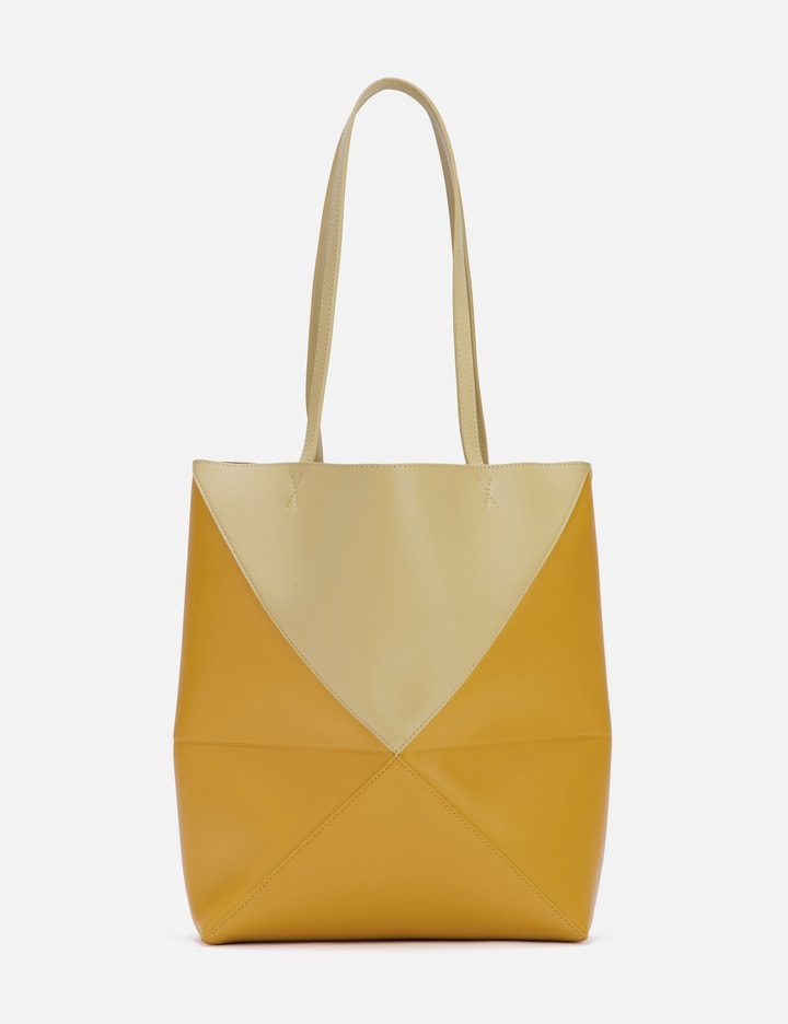 Shop Loewe Puzzle Fold Tote Bag In Multicolor
