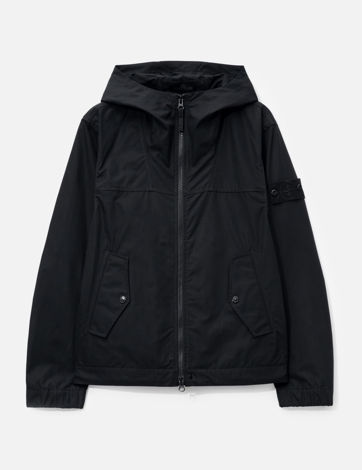 Stone Island All-Weather Cotton CANVAS_S.I. Ghost Hooded Jacket