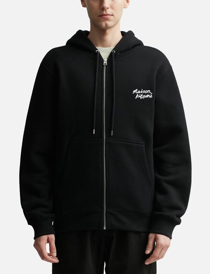 Maison Kitsuné Handwriting Comfort Zipped Hoodie Placeholder Image