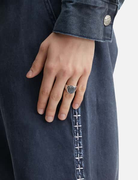 TOM WOOD - Oval Larvikite (M) | HBX - Globally Curated Fashion and 
