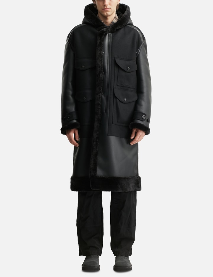 Junya Watanabe Man x Filson Faux Shearling Hooded Coat Placeholder Image