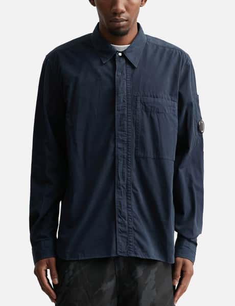 C.P. Company - GABARDINE UTILITY SHIRT  HBX - Globally Curated Fashion and  Lifestyle by Hypebeast