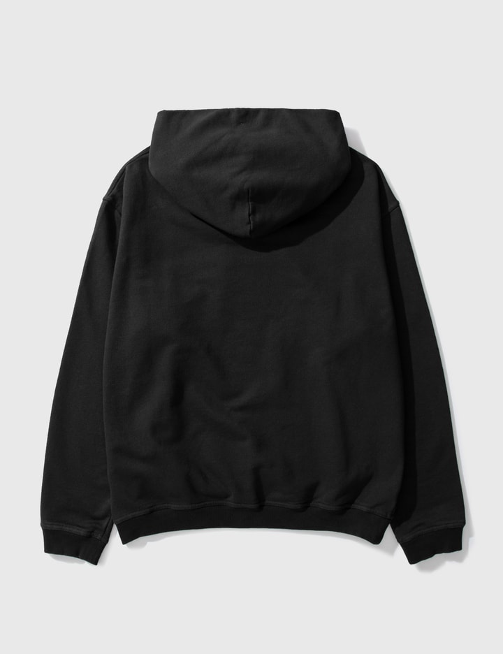 Upside Down Logo Hooded Sweatshirt in Black - Maison Margiela