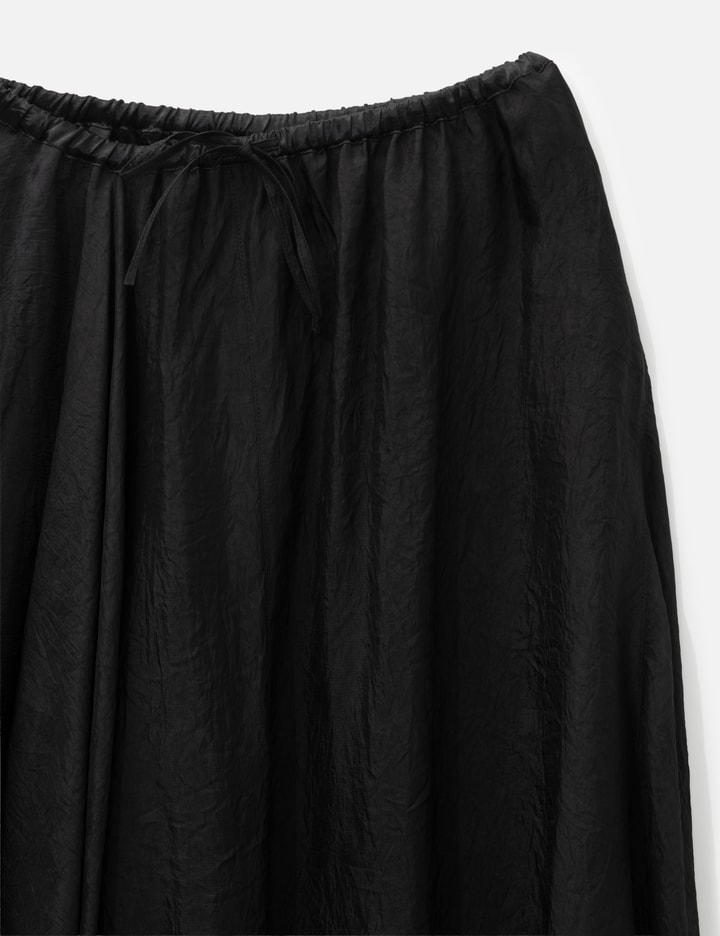 anggae Unbalanced Satin Skirt