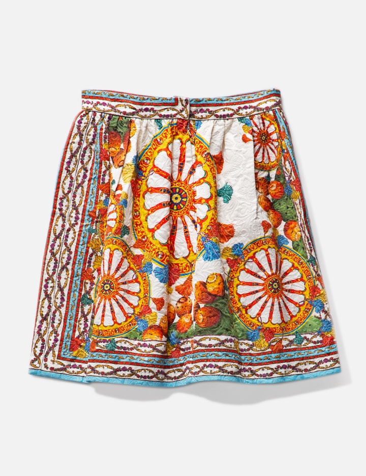 Dolce & Gabbana Dolce&amp;gabbana Indian Motif Skirt In Multicolor