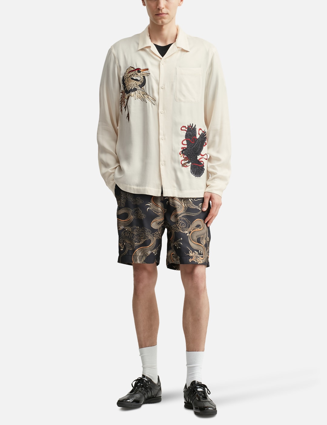 Crow And Heron Camp Collar Shirt view 20
