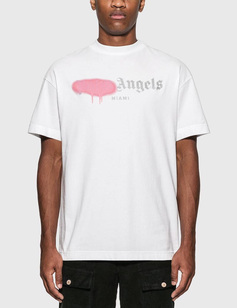 Palm Angels - Miami Sprayed Logo T 