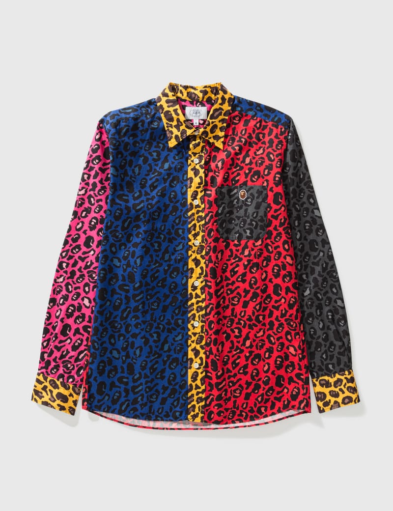 BAPE - BAPE RAINBOW COLOR POCKET SHIRT 