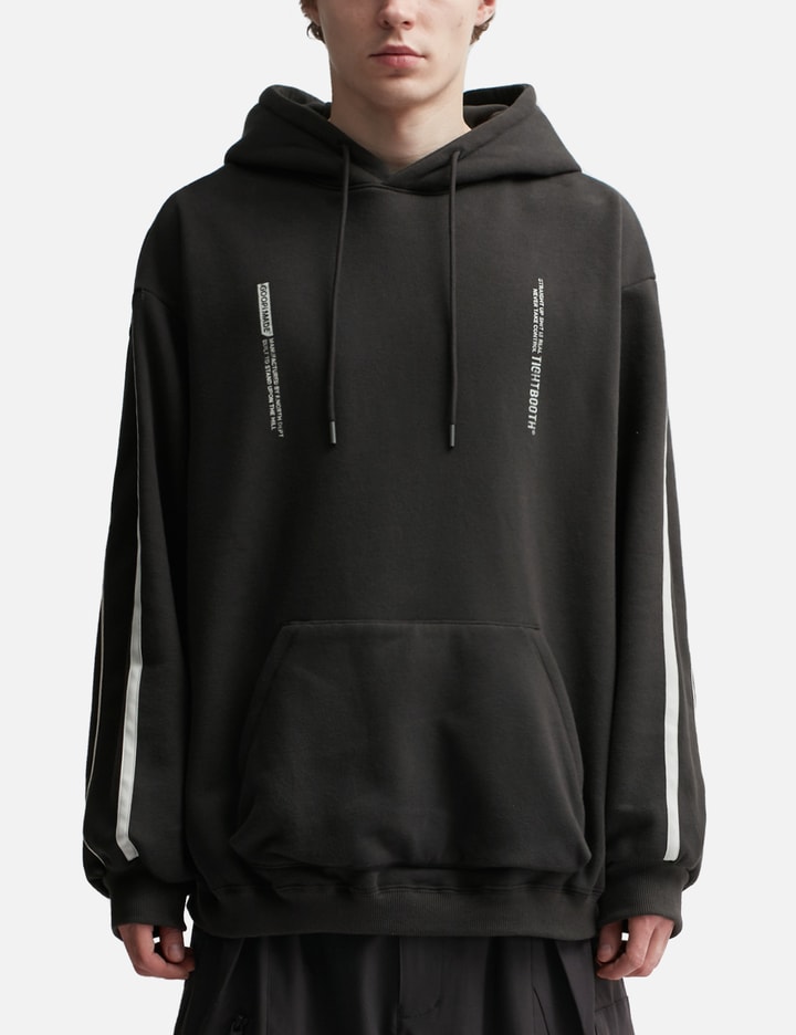 Shop Goopimade Gmt-01h Double Logo Hoodie In Black