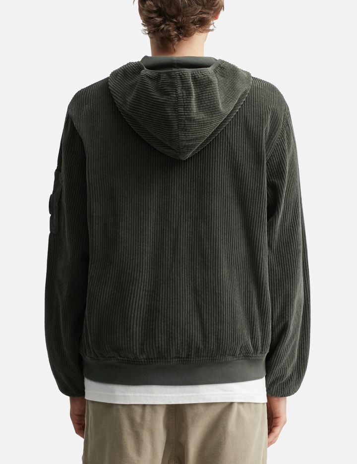 Corduroy 350 Full Zip Hooded Sweatshirt Placeholder Image