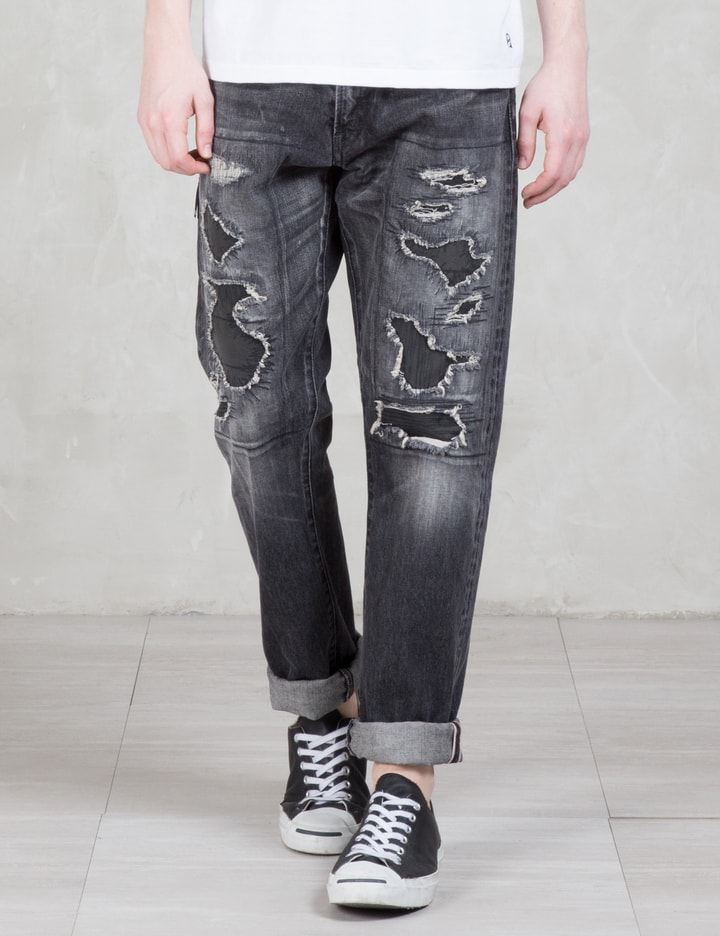 Denim By Vanquish & Fragment - Black Five Years Wide Straight  