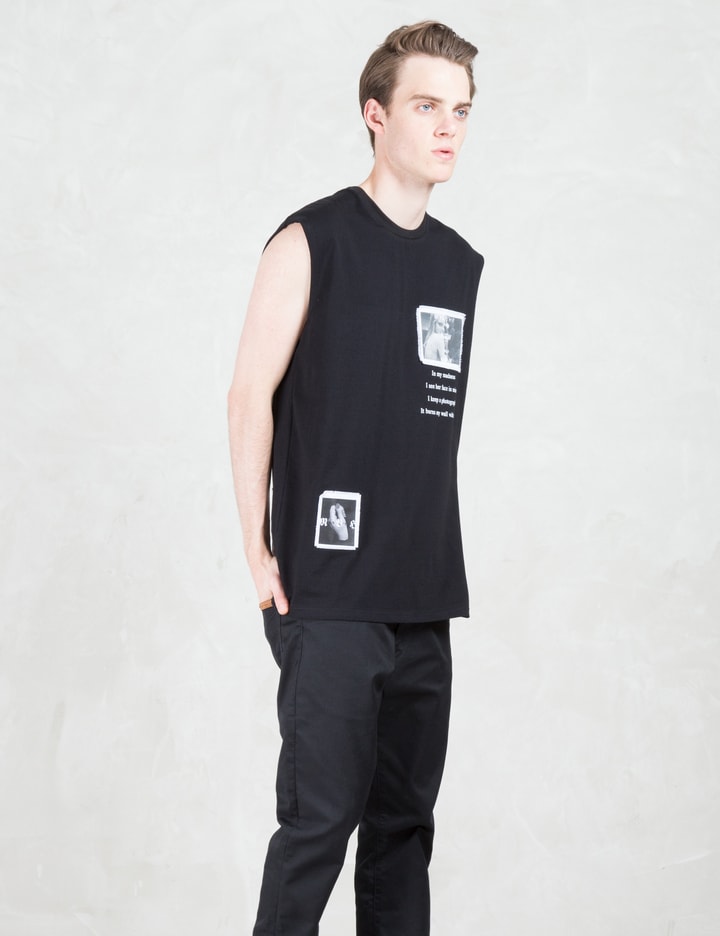 Back Logo Print And Patches Tank Top Placeholder Image