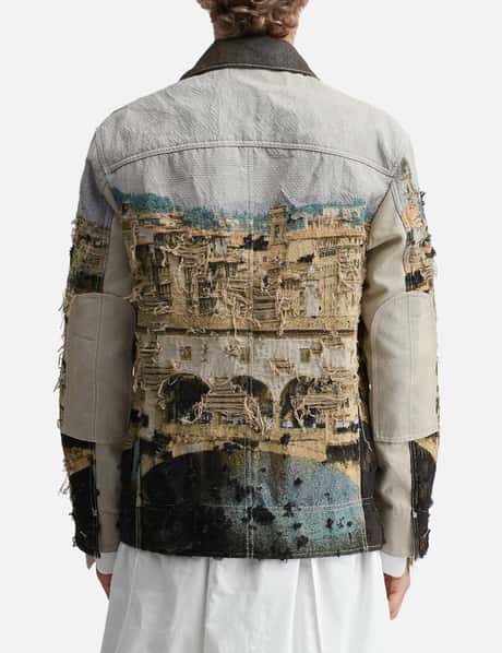 Gobelin Weave Button Up Blouson view 12