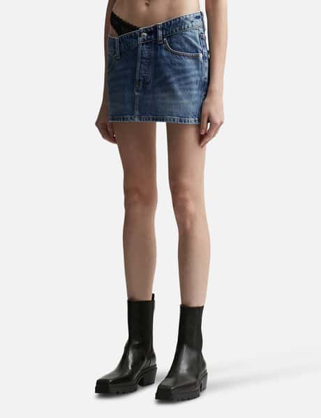 Pre-Styled Denim Skirt view 7