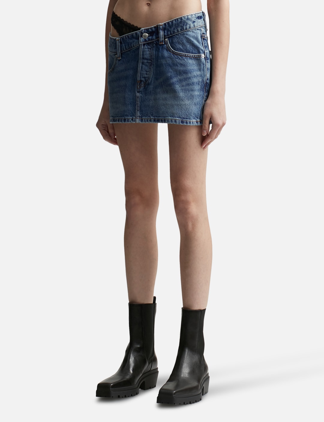 Pre-Styled Denim Skirt view 14
