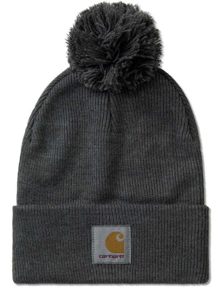 Dark Grey Heather Bobble Watch Hat Placeholder Image