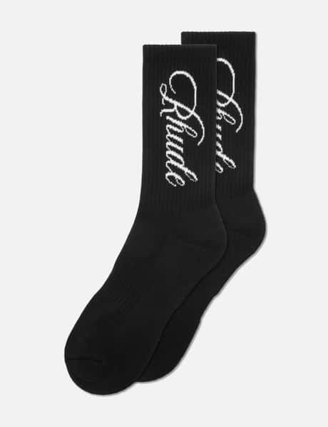 Rhude RHUDE VERTICAL SCRIPT SOCK