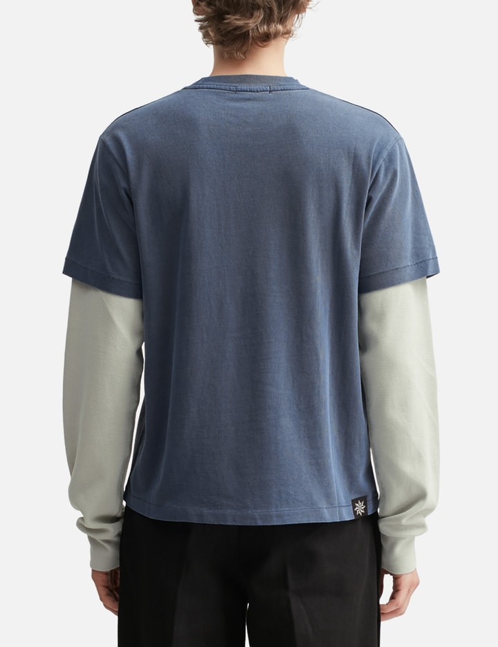 Beach Brains Tide Double Tee In Multi