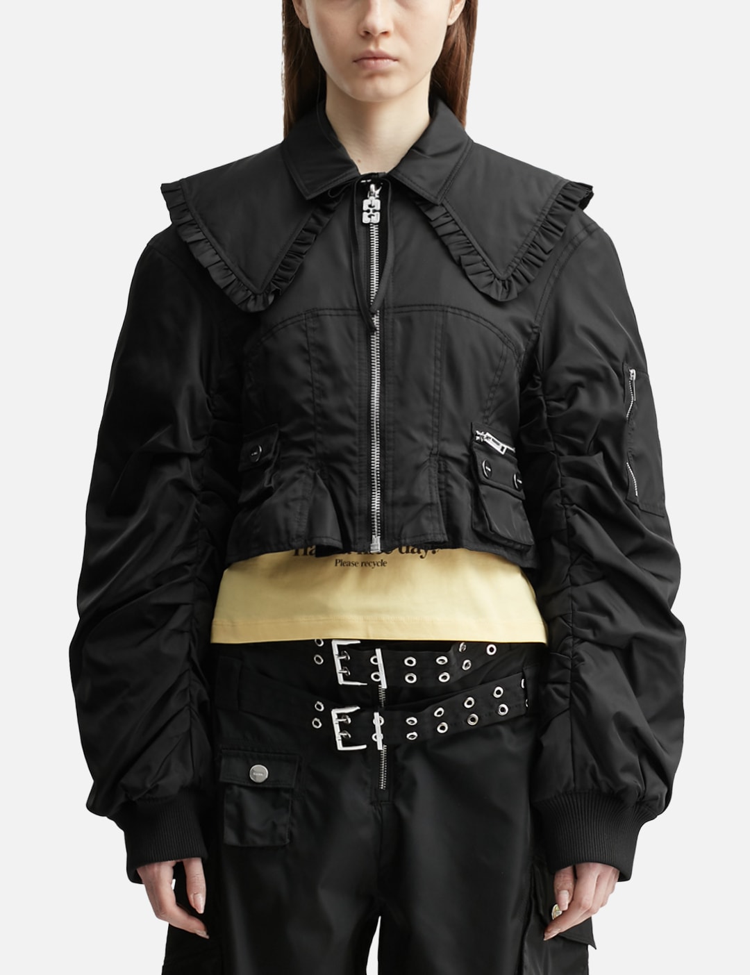 Duchesse Nylon Fitted Jacket view 19