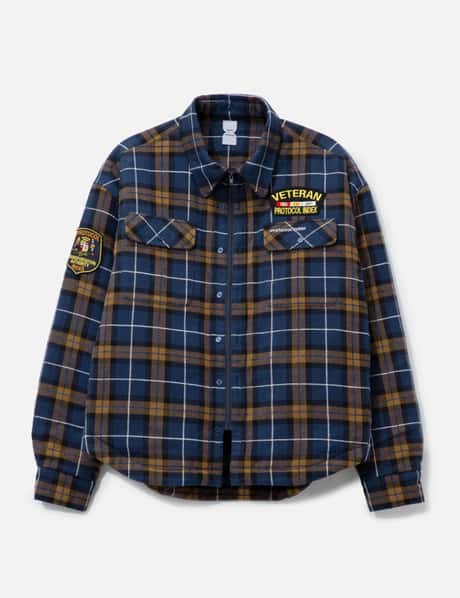 Fur Flannel Shirts Jacket view 14
