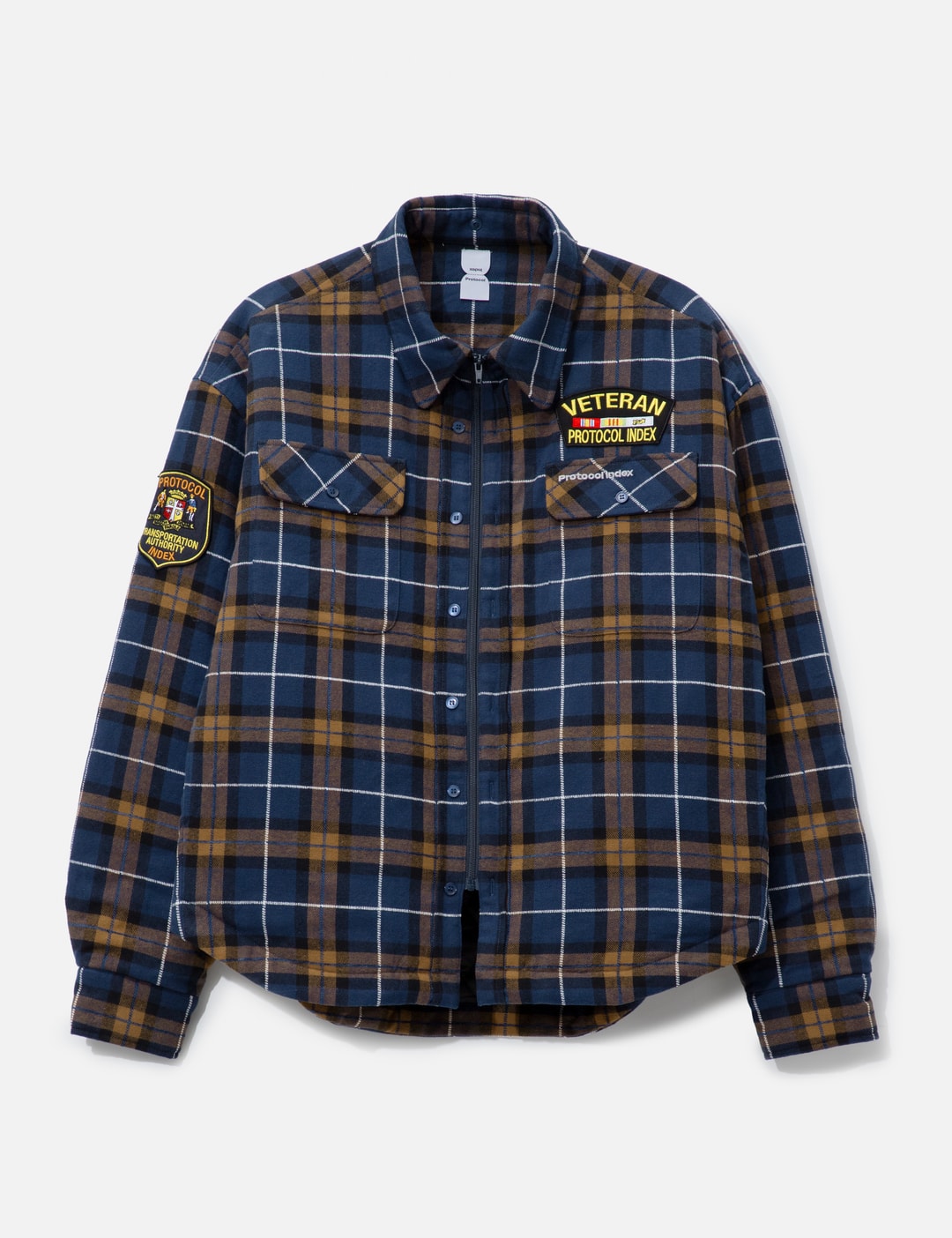 Fur Flannel Shirts Jacket view 15