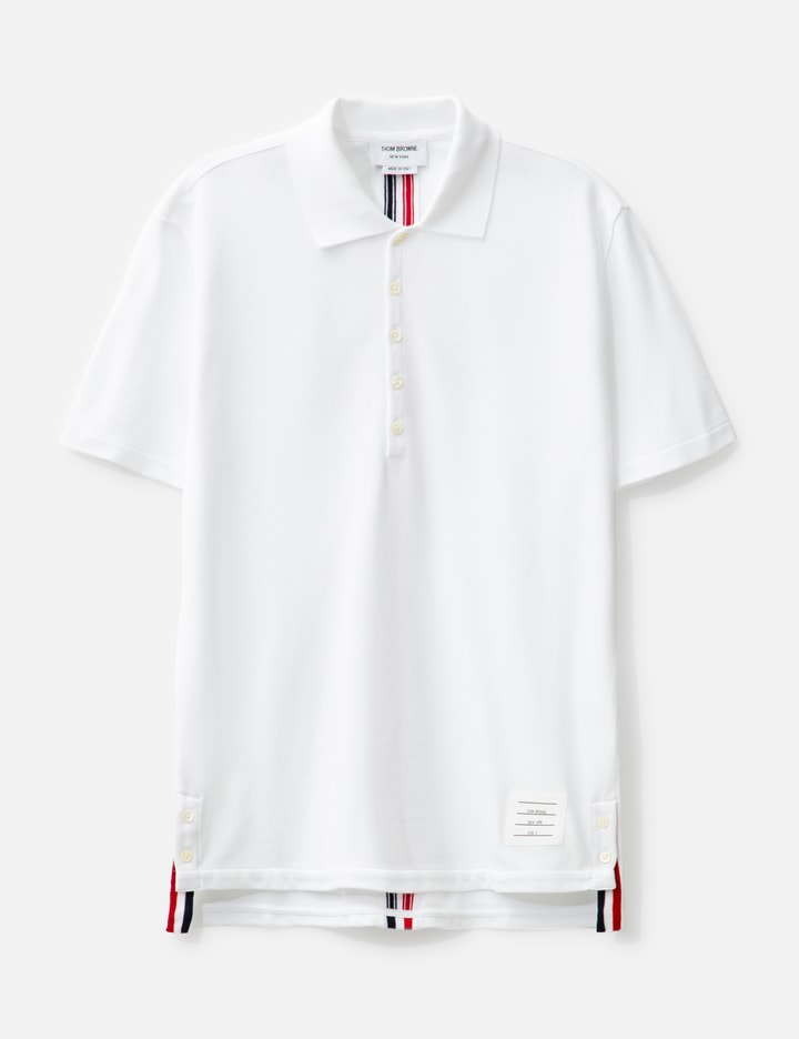 Center Back RWB-Stripe Polo Shirt Placeholder Image