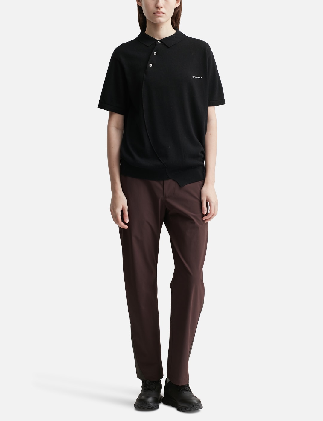 X POST ARCHIVE FACTION (PAF) Knit S/S Polo view 20