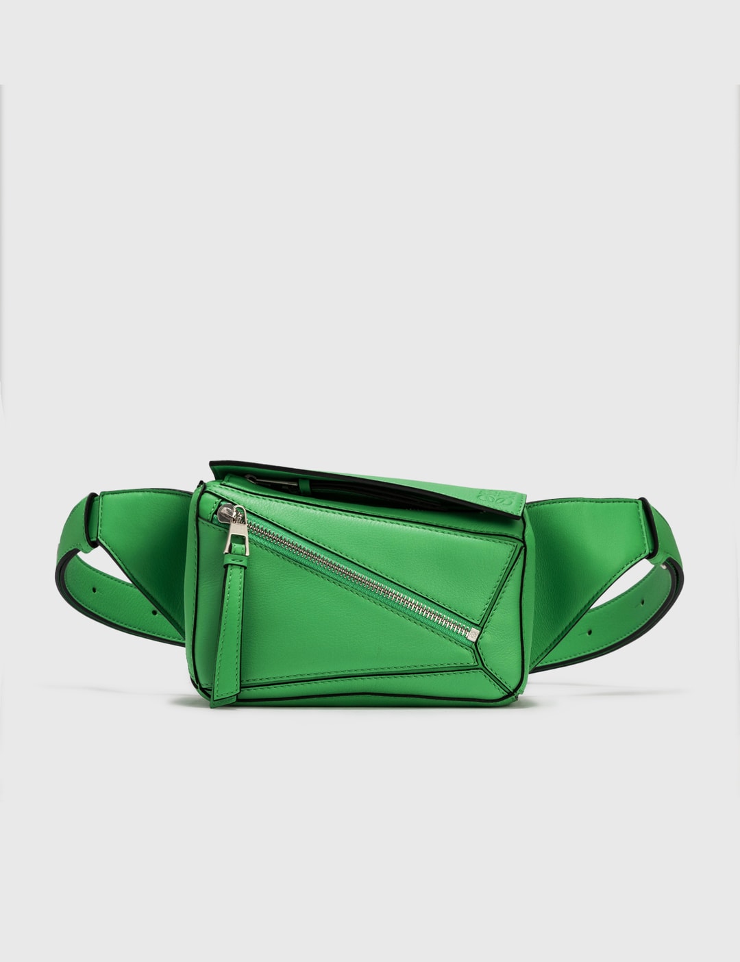 Loewe Womens Crossbody Bags Outlet Shop - Apple Green Mini Puzzle