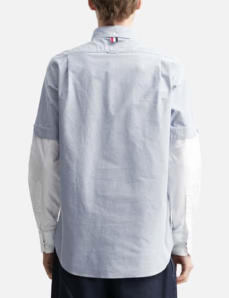 Oxford Stacked Sleeve Shirt view 12