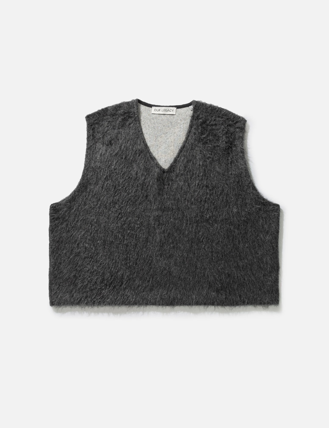 OUR LEGACY Double Lock Checked Wool-Blend Vest for Men