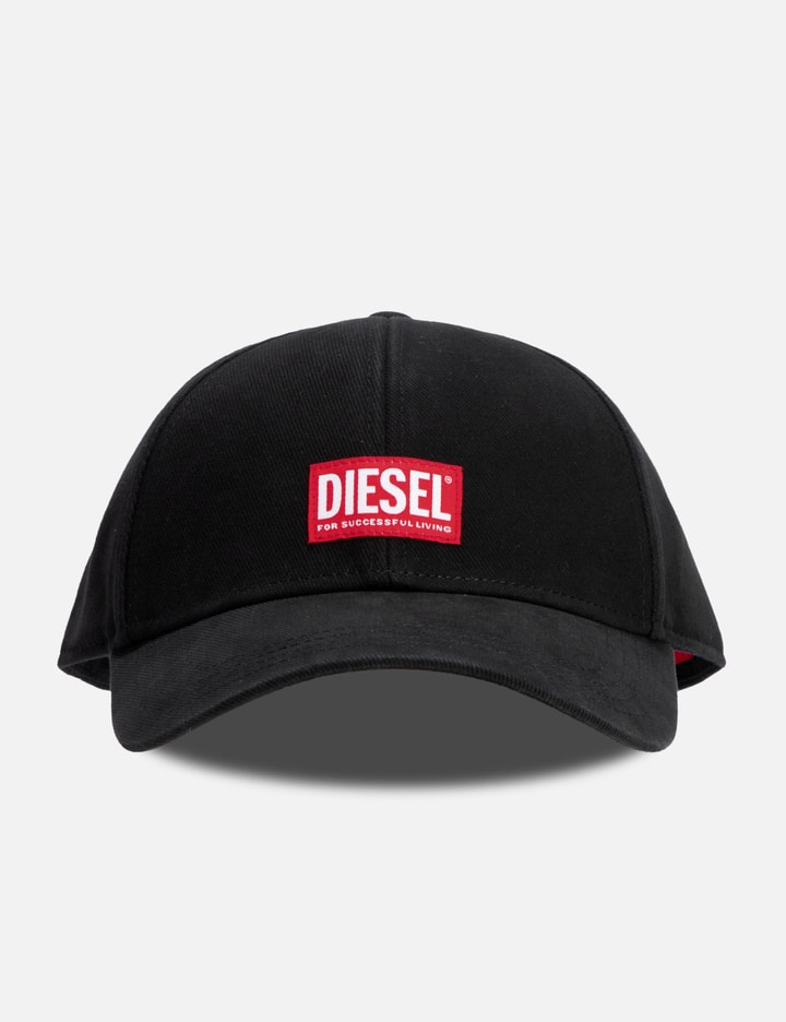 Diesel Logo Cap In Black