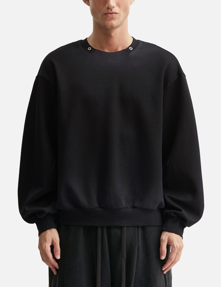 TEAM WANG design Reset Washed Crewneck Sweatshirt