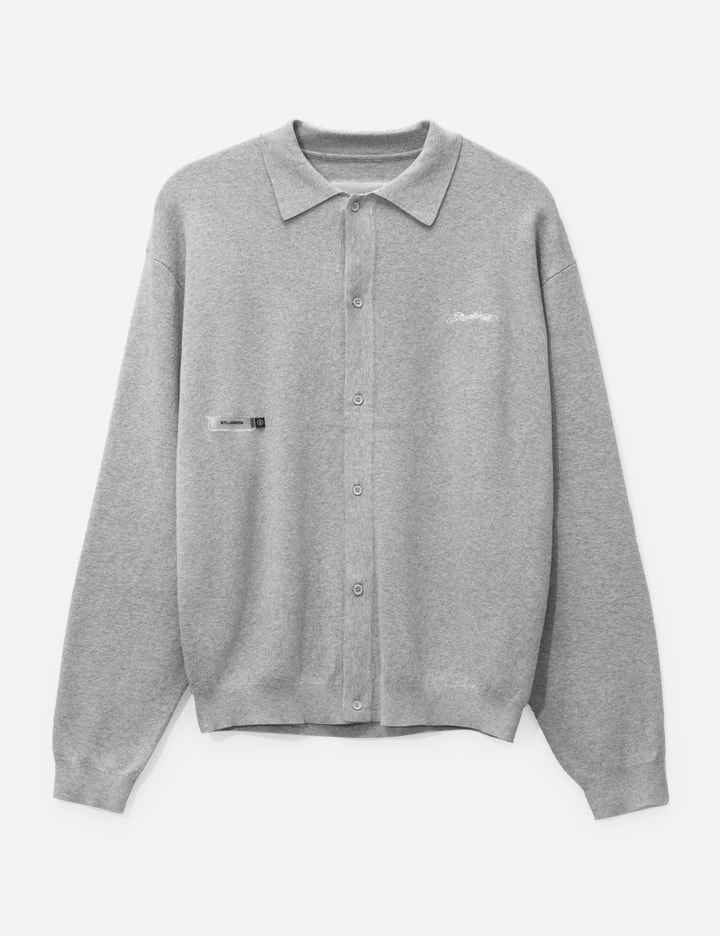 Students Golf Ceremony Cardigan Sweater In Grey